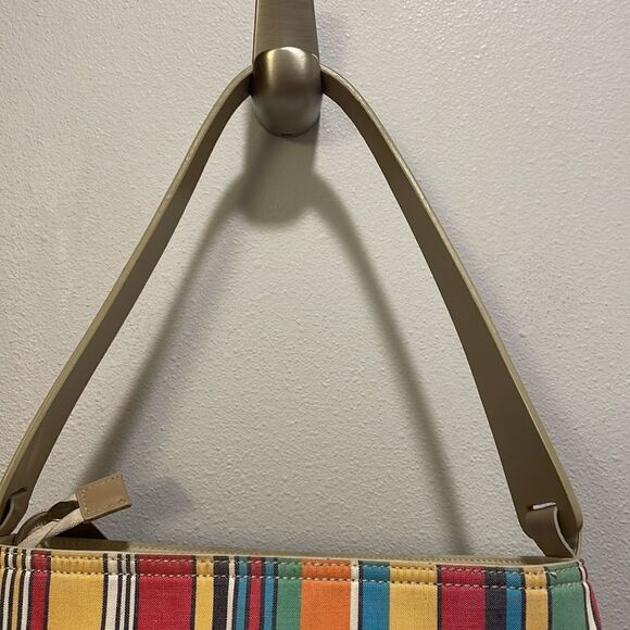 Lancel colorful striped woman’s bucket bag - Picture 5 of 14